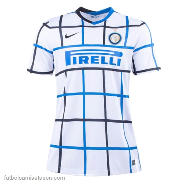 Camiseta Inter De Milán 2ª Mujer 2020/21 Blanco